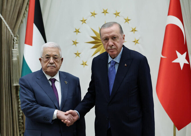 Turkiye will continue to increase pressure on Israel Erdogan tells Palestinian leader Abbas